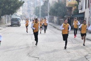 7 Ocak Zafer Koşusu Renkli Görüntülere Sahne Oldu