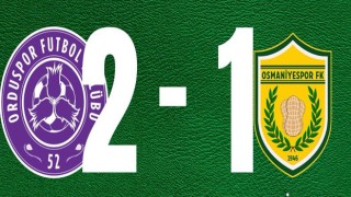 Osmaniyespor 52 Orduspor'a 2-1 Mağlup Oldu