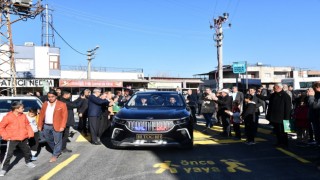 Yenilenen Sokakta Togg ile Test Sürüşü Gerçekleşti