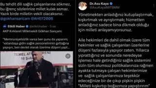 CHP’li Asu Kaya’dan AK Partili Vekile Sert Tepki