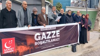 Saadet Partisi Osmaniye İl Başkanlığı'ndan İsrail ve ABD'ye Sert Tepki