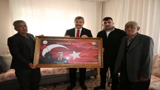 Vali Yılmaz Şehit Uzman Çavuş Kadir Dingil’in Ailesini Ziyaret Etti