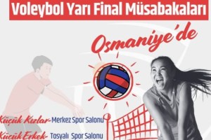 Osmaniye’de Voleybol Yarı Final Heyecanı Başlıyor!