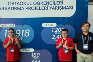 Osmaniyeli öğrenciler TÜBİTAK’ta Türkiye 3.’sü oldu