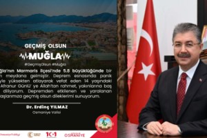 Vali Dr. Erdinç Yılmaz'dan Marmaris depremine geçmiş olsun mesajı