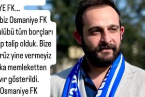 Uçmak "Osmaniyespor'a Sahip Çıktık Ancak Bize Vermediler"