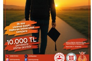 Kaymakamlıktan Öğrencilere 10 Bin TL Destek