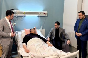 Binboğa’dan, Eski Başkan İbrahim Baz’a Geçmiş Olsun Ziyareti