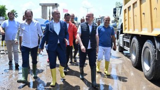 Osmaniye'de Şiddetli Sağanak Sanayi Sitesini Vurdu