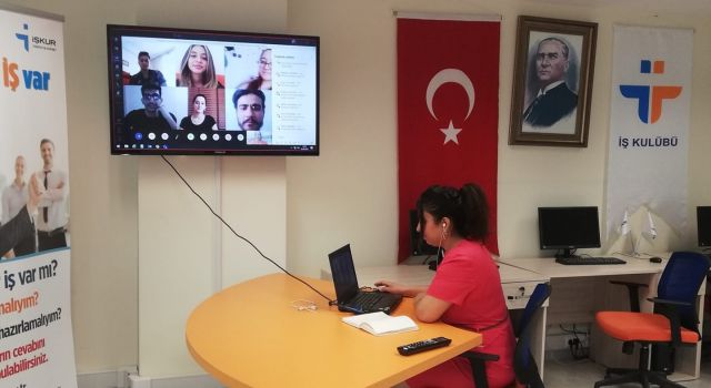 Sivas MYO öğrencilerine çevrimiçi iş kulübü eğitimi