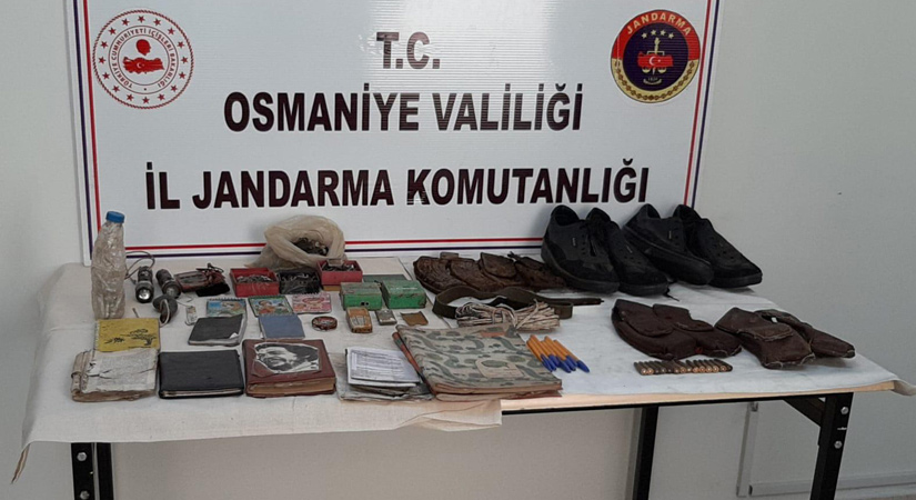 Mühimmat, patlayıcı madde ve yaşam malzemesi ele geçirildi
