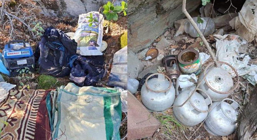 PKK sığınağında mühimmat ve patlayıcı ele geçirildi