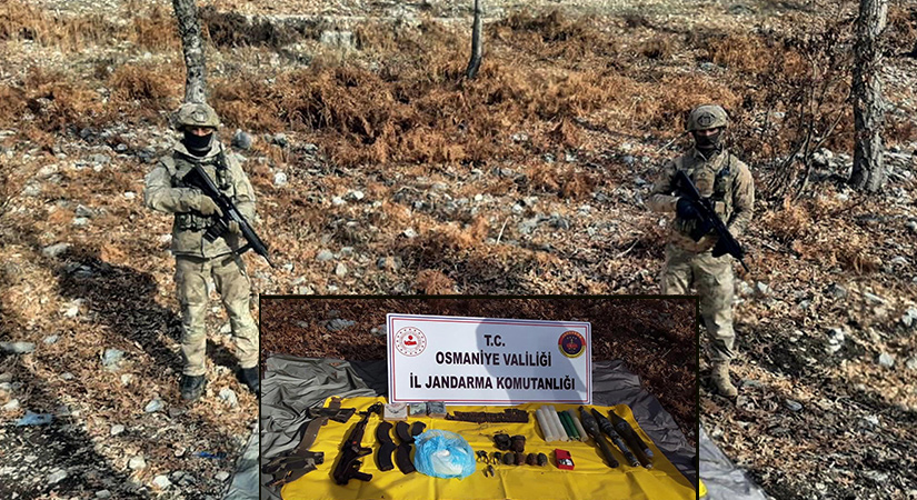 PKK'ya ait silah, mühimmat ve patlayıcı ele geçirildi