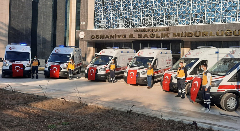 Sağlık Bakanlığından Osmaniye'ye 6 Ambulans