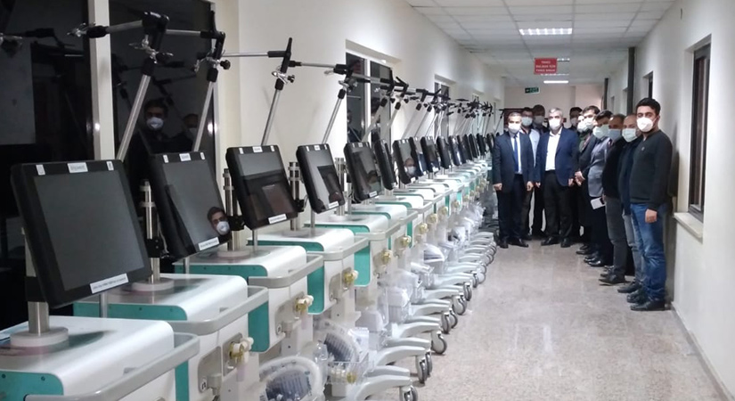Yerli solunum cihazları teslim edildi!