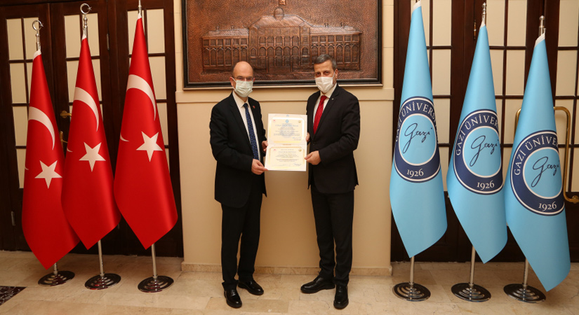 OKÜ Rektörü’nden Gazi Üniversitesi’ne ziyaret