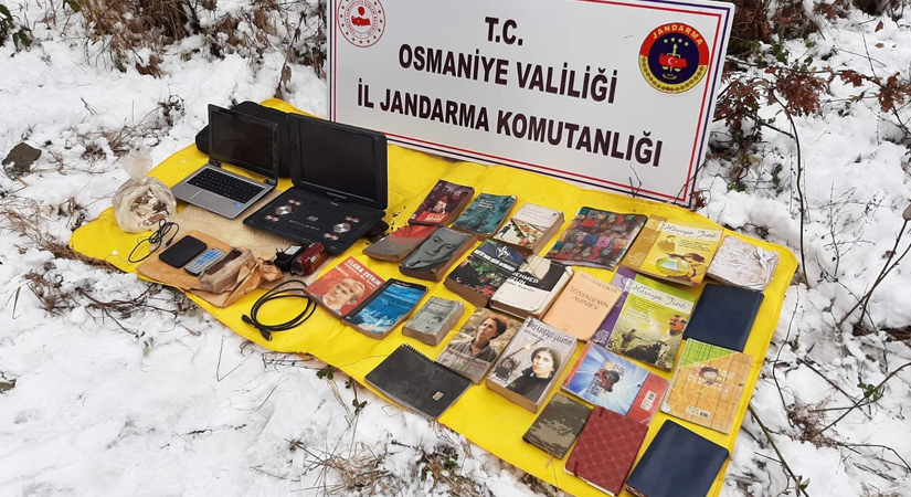 PKK'ya ait patlayıcı ve örgütsel doküman ele geçirildi