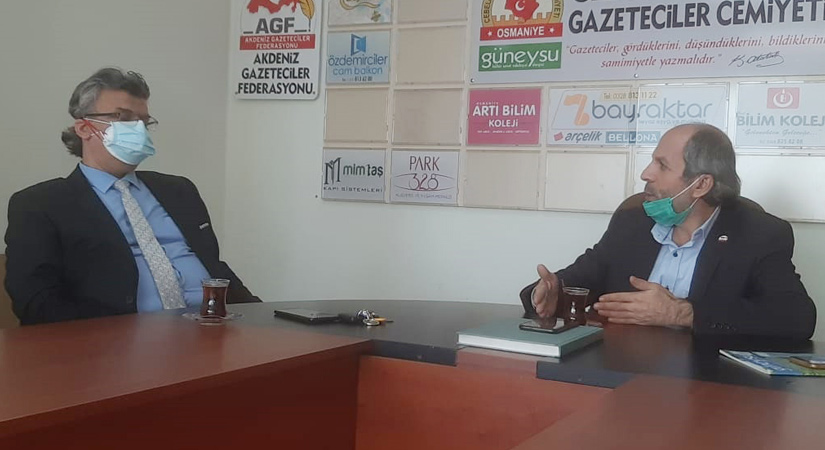 Rektör adayı Prof. Dr. Cihangir, CGC’yi ziyaret etti