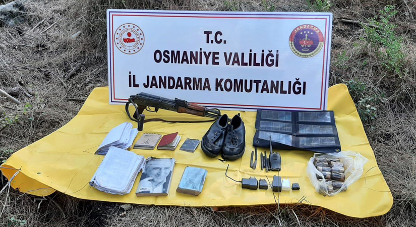 Amanoslarda terör sığınağı bulundu