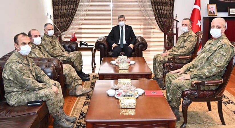 Orgeneral Metin Gürak’tan Vali Yılmaz’a ziyaret