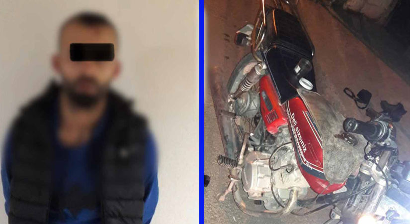 Bisikleti çaldı, kaçarken yakalandı