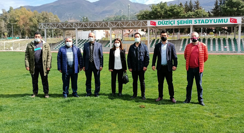Düziçi stadı denetlemeden tam not aldı