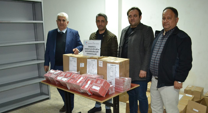 Konutlar için yeni kapı numaraları hazırlandı
