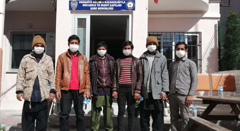 Pakistan uyruklu göçmenler yakalandı