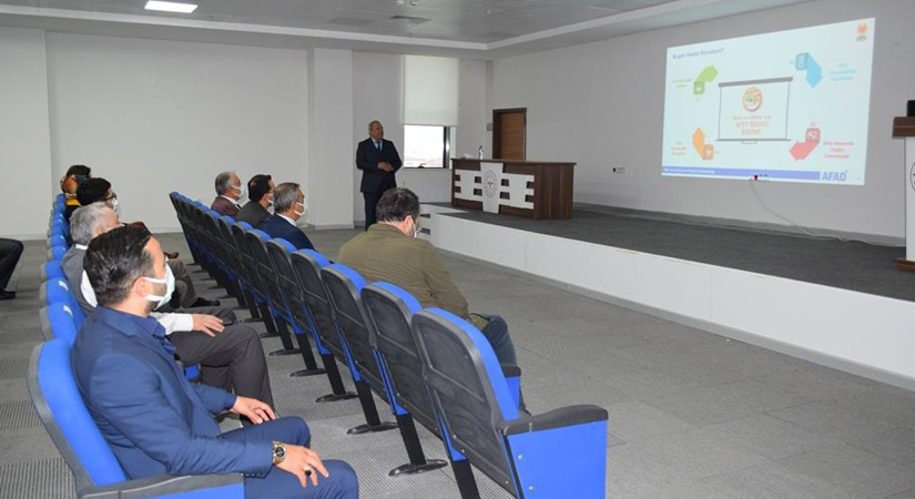 Sağlık Müdürlüğü “Afet eğitimi” düzenledi