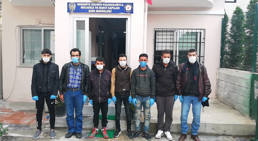 Osmaniye’de Suriye uyruklu 7 kaçak göçmen yakalandı