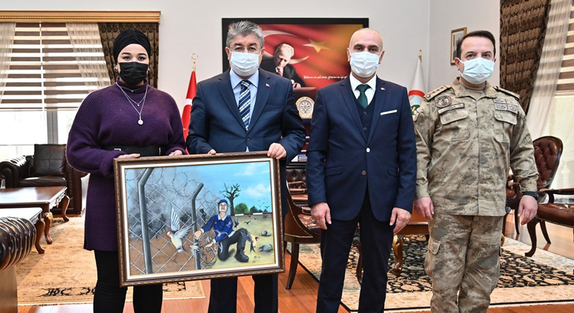 Resim yarışması ödülleri dağıtıldı