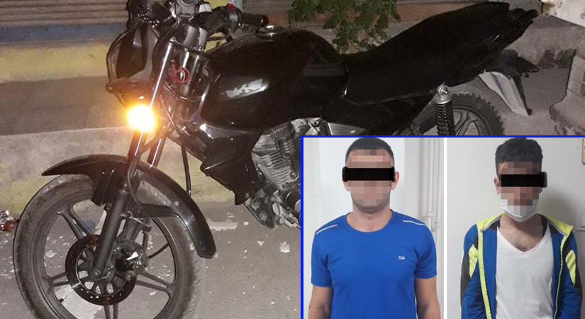 Şüphe üzerine durdurulan motosiklet çalıntı çıktı