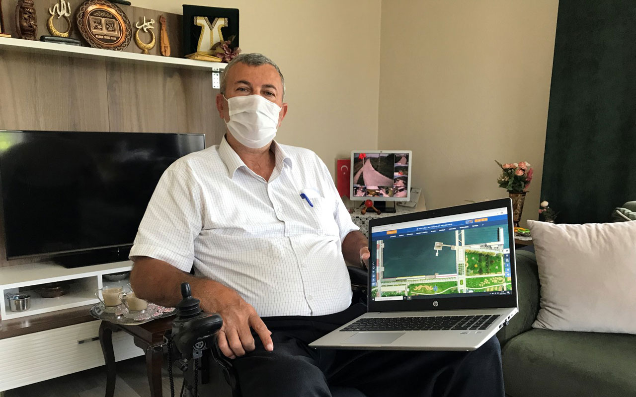 Kocaeli’de Başkan Büyükakın, engelli muhtarın isteğini kırmadı
