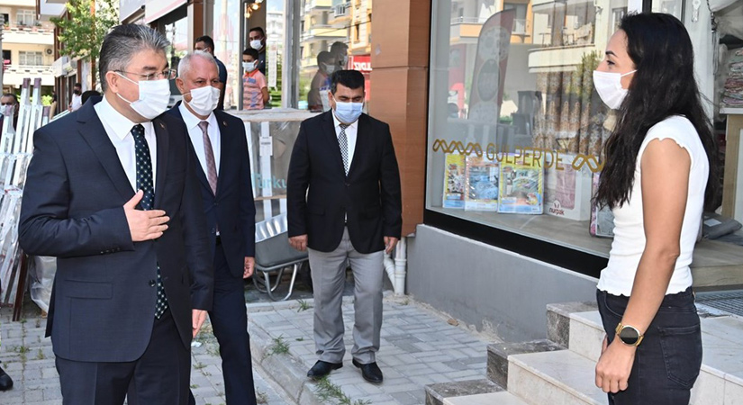 Kazım Karabekir’de covid-19 denetimleri yapıldı