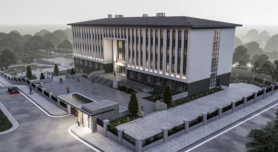 Kayseri Talas'a modern ortaokul...