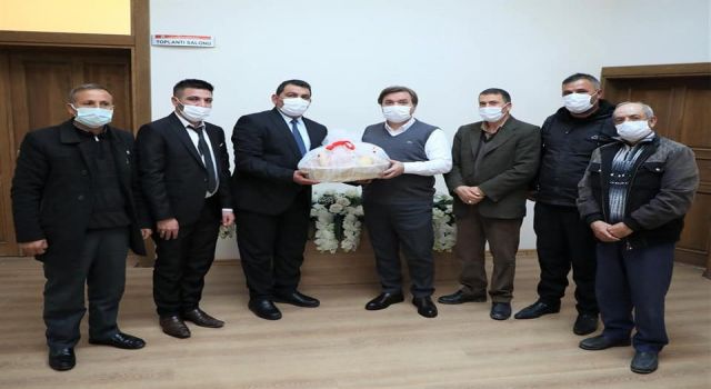 Aksaray'da üreticilerden Vali Aydoğdu'ya ziyaret