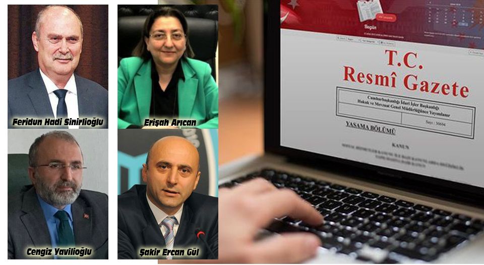 Atamalar ve görevden alma kararları Resmi Gazete'de yayınlandı